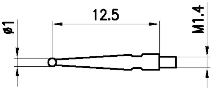 Produktbild Sylvac Messeinsatz M1.4 (1.25 cm)