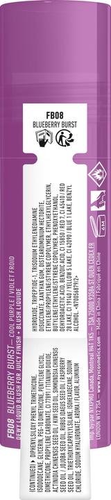 Nährwerte und Zutaten NYX Professional Make-Up Nyx Fat Oil (Blueberry Burst)