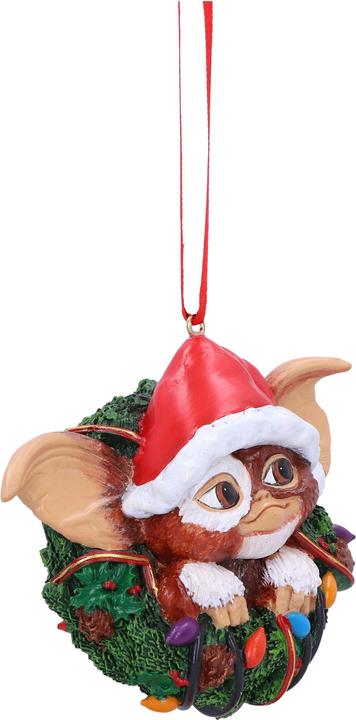 Actual product image Nemesis Now Gremlins Gizmo in Wreath Hanging Ornament 10cm (1-part)