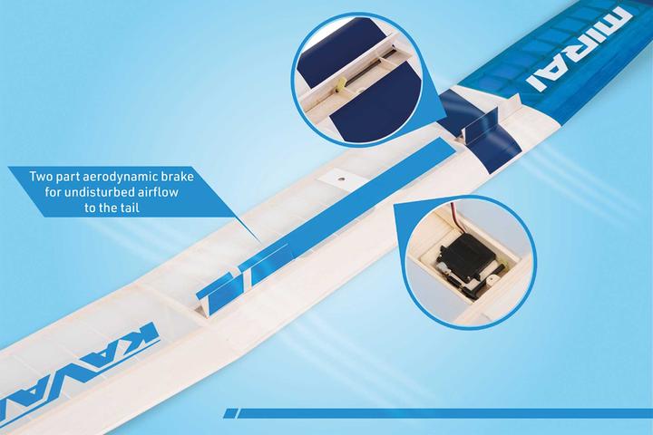 Productafbeelding Kavan mirai v-staart zweefvliegtuig kit hout kit (Zweefvliegtuig)