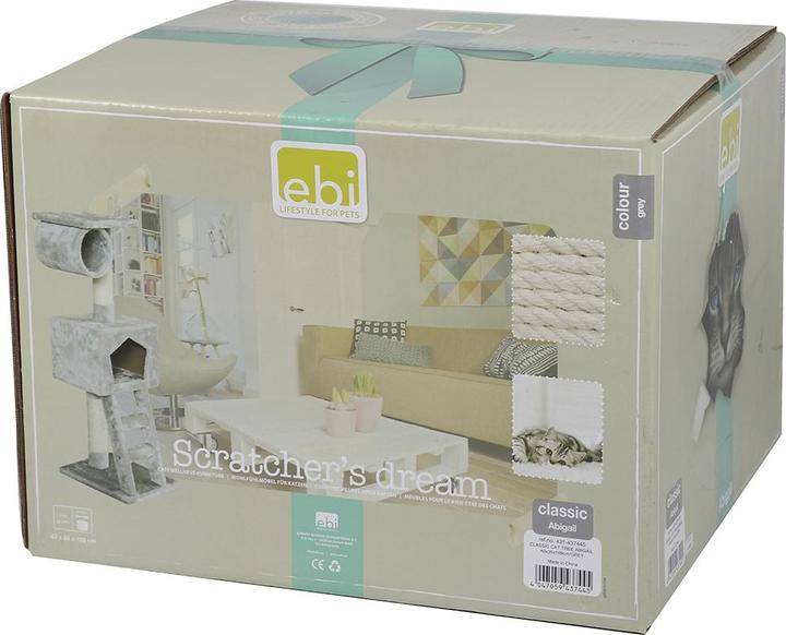 Produktbild EBI Classic Cat Tree Abigail (109 cm, Grau)
