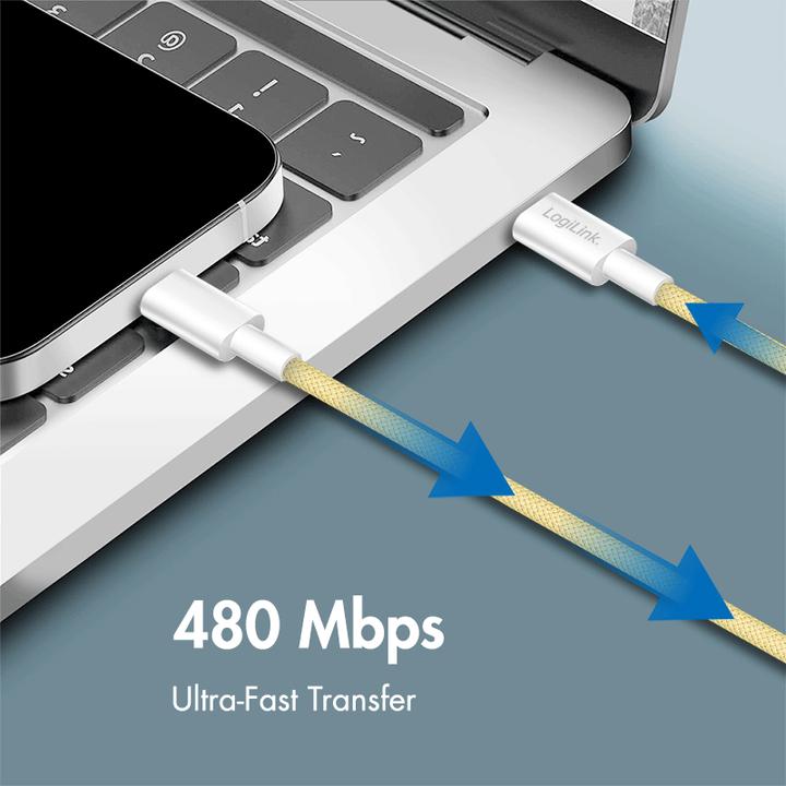 Produktbild LogiLink Prüfen (1 m, USB 2.0, 60 W)