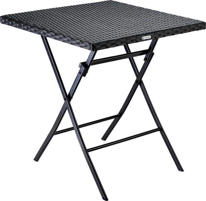 Actual product image Casaria Folding Side Table (65 x 65 x 73 cm)