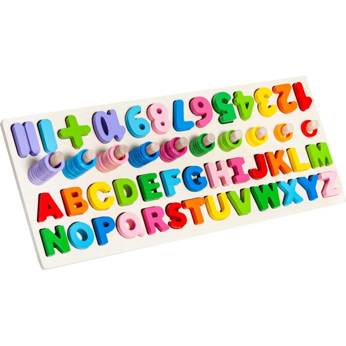 Thumbnail - Upominkarnia Gift shop Wooden alphabet and numbers puzzle (1 Teile)