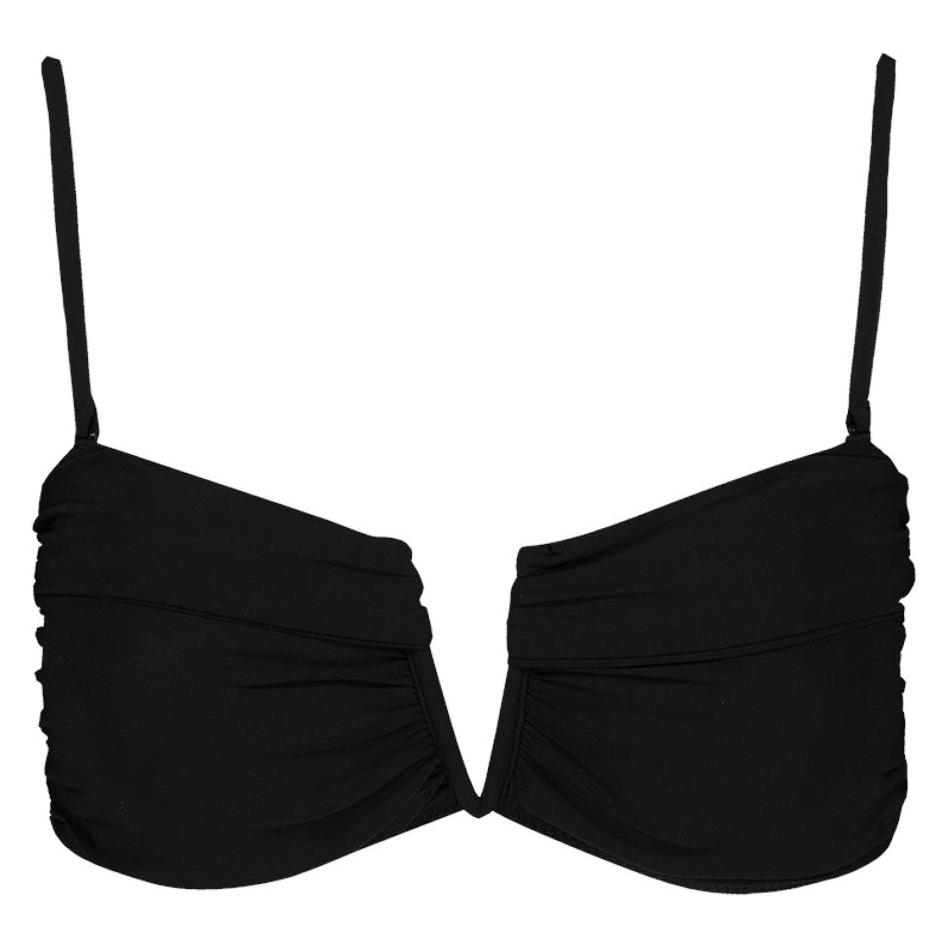 Barts, Damen, Bikinis, Solid Bandeau, Schwarz, (44)