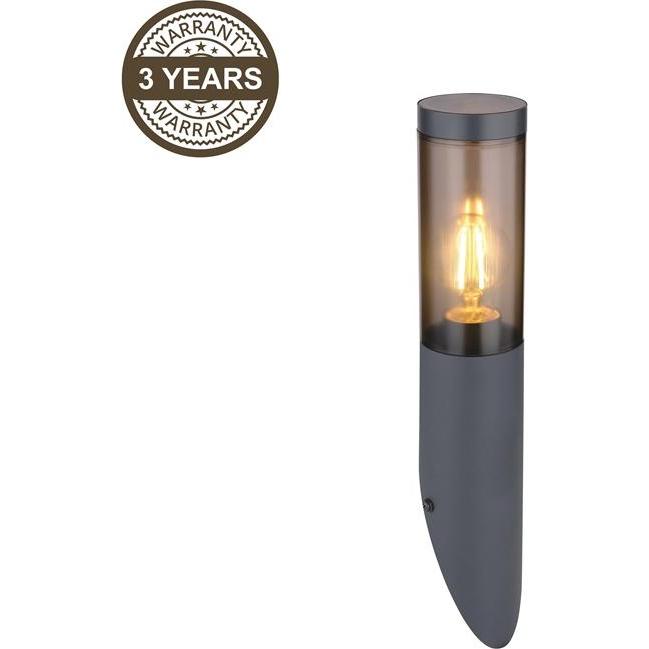 Domoletti Nero Illuminazione Esterna, Apparecchio Di Illuminazione Dh021 Smoky (E27, Ip44)