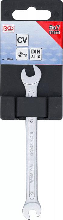 Actual product image BGS Double Open End Spanner 6 x 7 mm (6 mm, 7 mm)