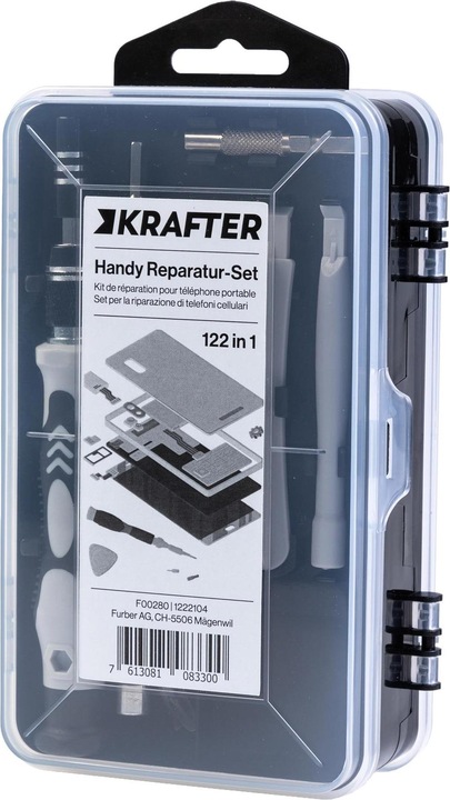 Produktbild Krafter Werkzeugset 122-teilig (122 Teile)