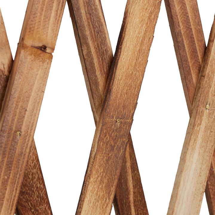 Actual product image Relaxdays Extending Wooden Lattice (30 cm, 200 cm)