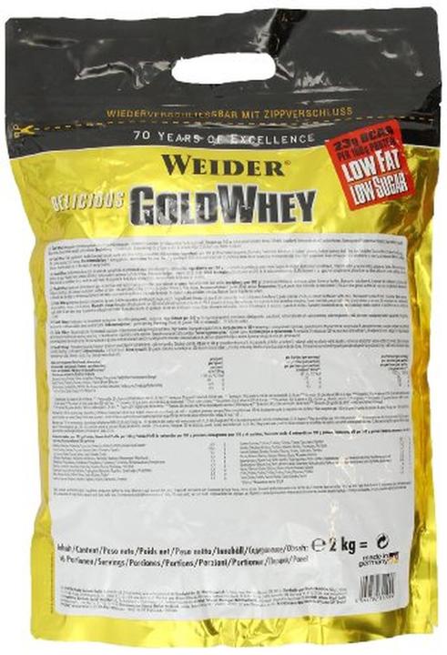 Produktbild Weider Gold Whey Protein (2000 g, 1x, Vanille)