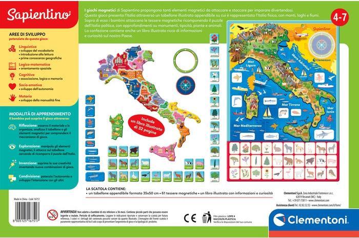 Produktbild Clementoni Magnetic Geo Puzzle Italy