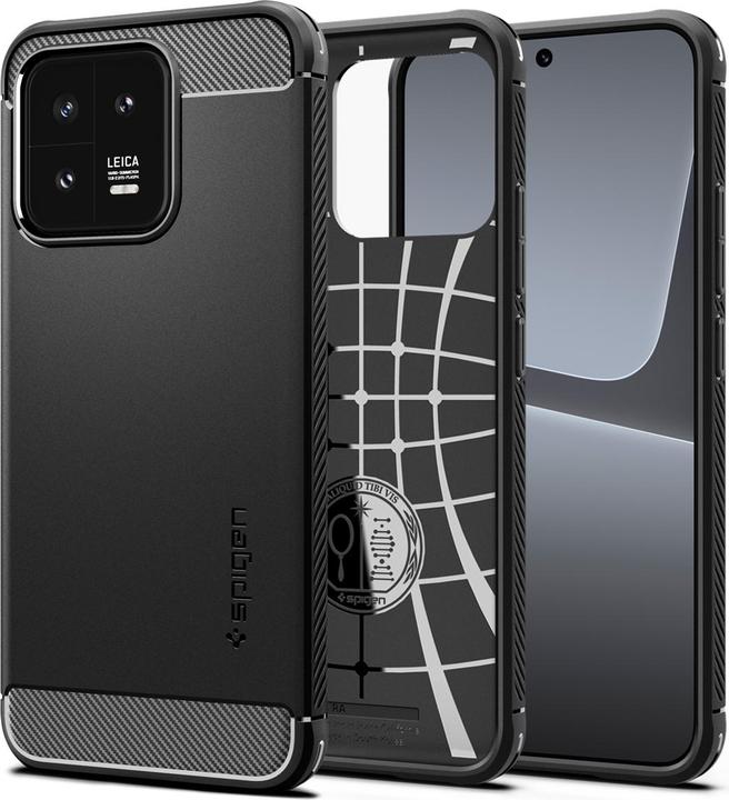 Spigen Rugged Armor Case für Xiaomi 13 - matt black (Xiaomi 13)