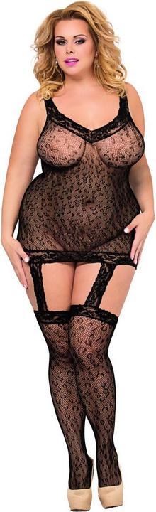 Actual product image Softline Bodystocking overt in black (3XL)
