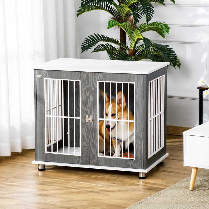 Actual product image PawHut Dog cage with table top (Dog house)