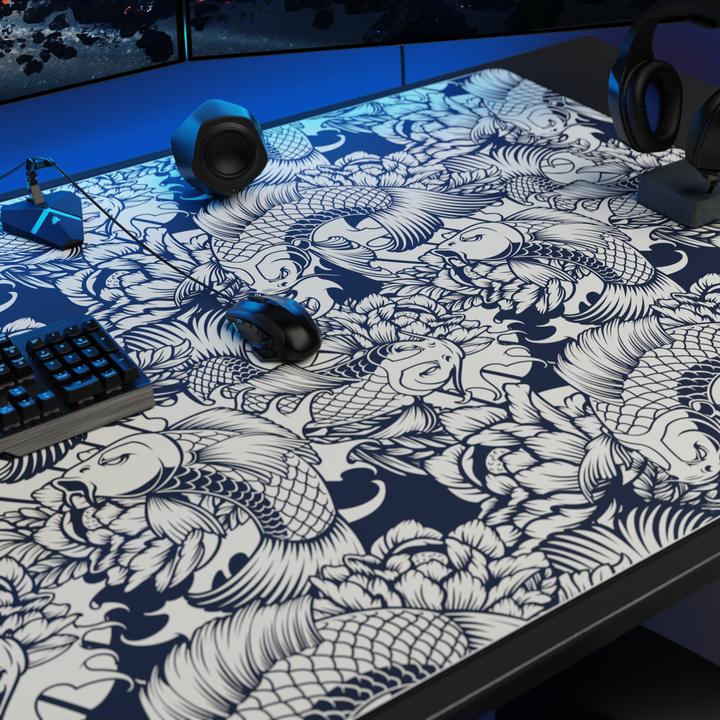 Produktbild Titanwolf Gaming Mauspad, XXXL Speed Gaming Mausmatte, Mousepad Extragrosse Fläche von 1500 x 800mm, Kois (XXL)