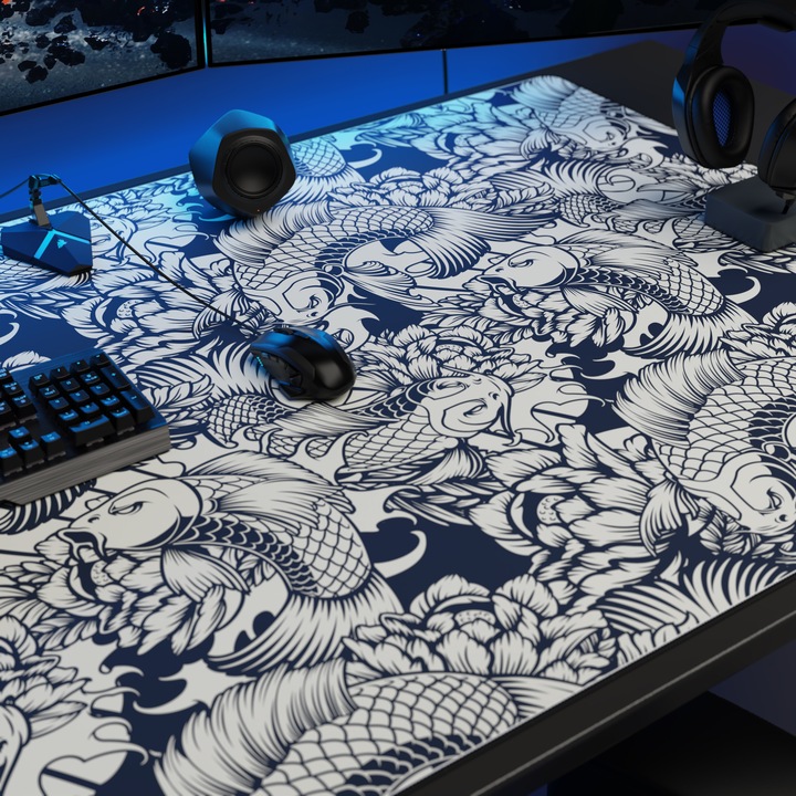 Actual product image Titanwolf Gaming mouse pad, XXXL speed gaming mouse mat, mouse pad extra large surface of 1600 x 800mm, Kois (XXL)