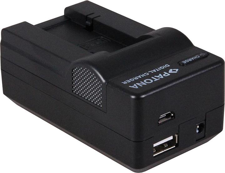 Actual product image Patona 4in1 charger for Sony battery NP-FC10 NP-FC11 incl. car charger (Camera battery charger)
