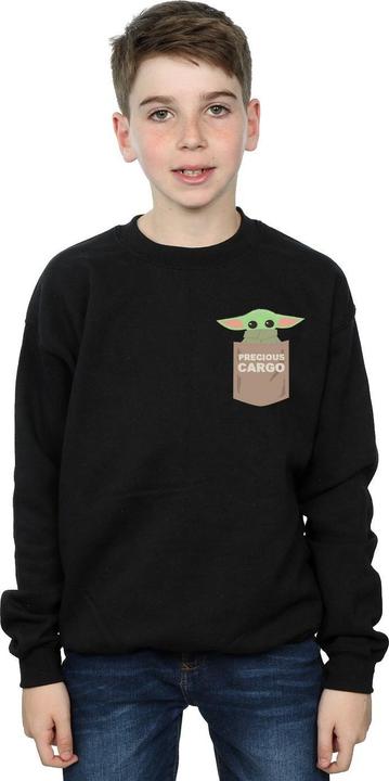 Produktbild Star Wars The Mandalorian The Child Cargo Pocket Sweatshirt Jungen (140, 146)