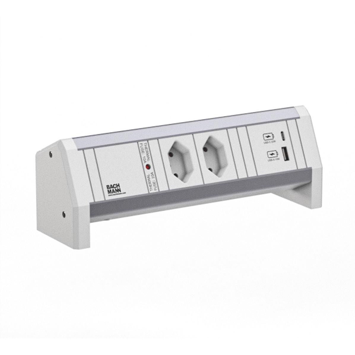 Bachmann, Steckdosenleiste, BACH Steckdosenleiste (2 x, Typ 13, 0.25 m)
