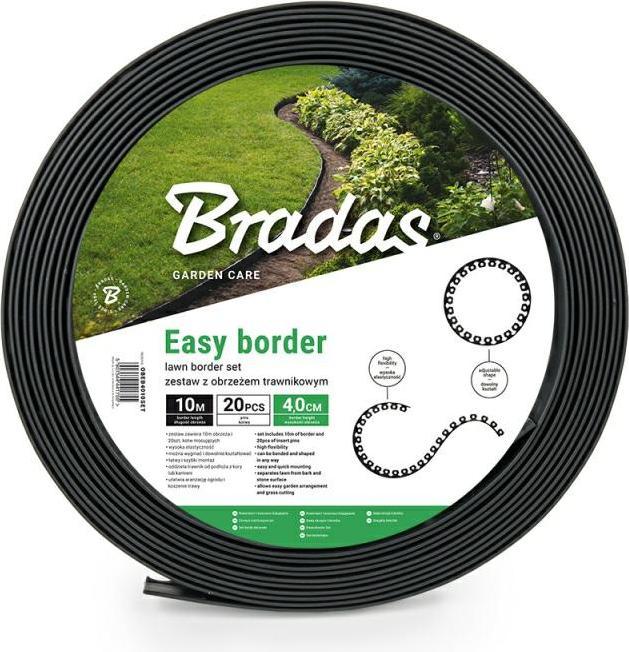 Bradas Lawn border set EASY BORDER, 40mm (1000 cm)