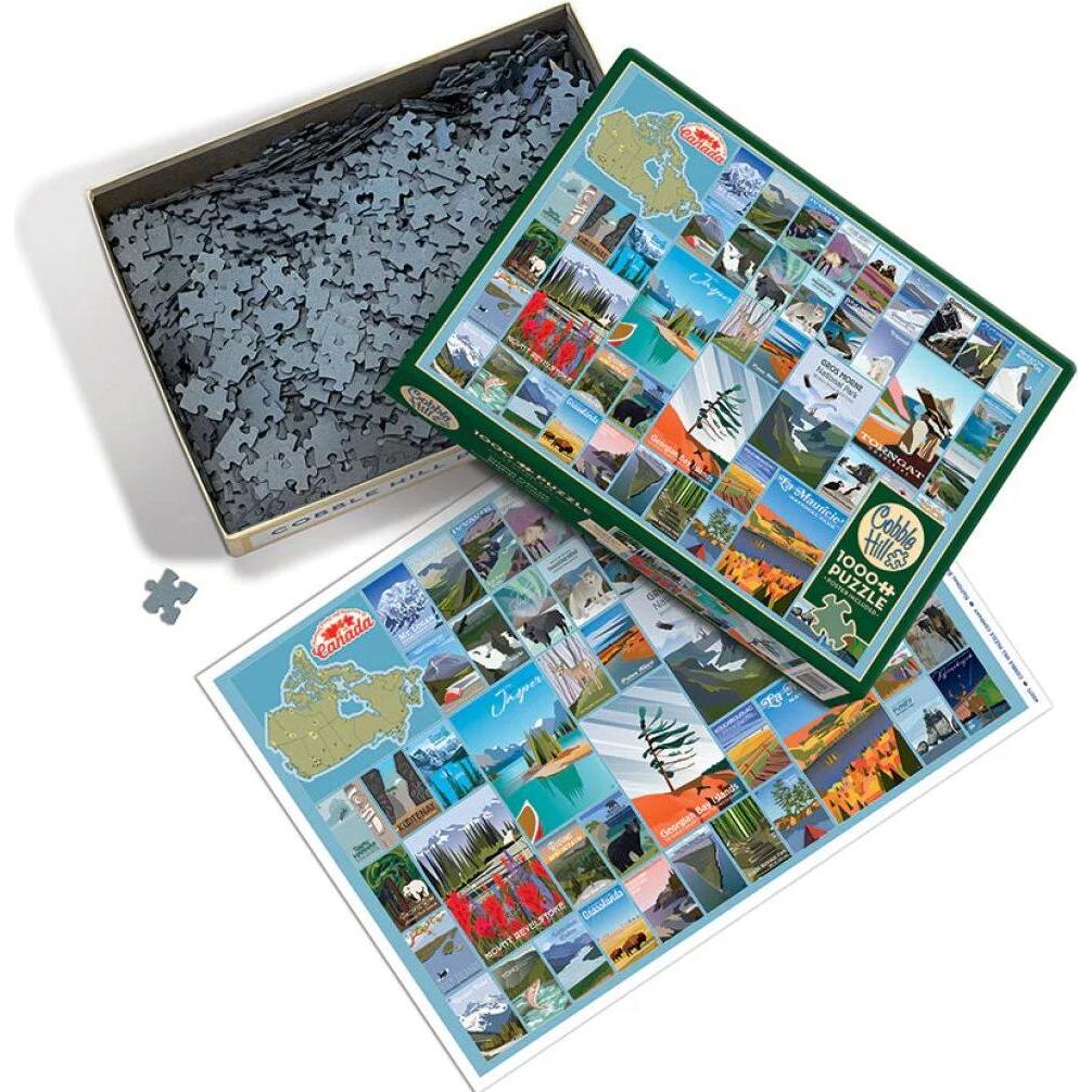 Thumbnail - Cobble Hill Puzzle Kanadische Nationalparks und Reservate 1000 Teile