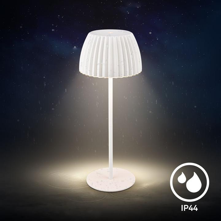 Image du produit Briloner Brilo unplugged RIFFLE AkkuTischleuchte mit Lichtkante - Weiss (200 lm)