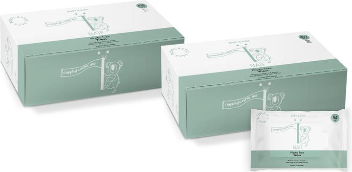 Actual product image Naïf Baby wet wipes (16 x 54 pcs.)