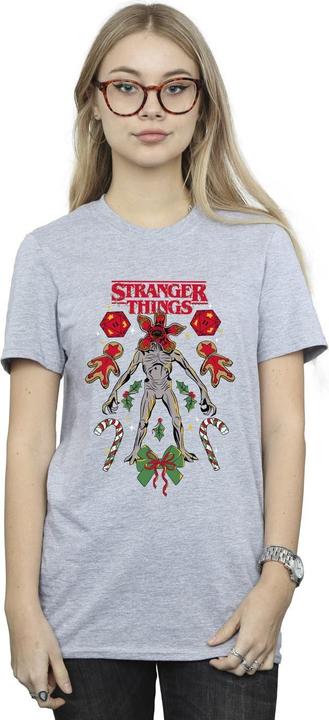 Produktbild Netflix Stranger Things Christmas Demogorgon TShirt (3XL)