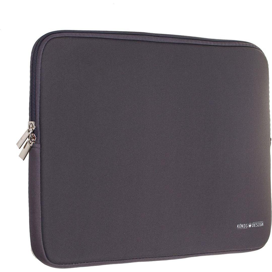 König Design Universal Notebooktasche 14 15,6 Zoll Tasche Hülle Laptop Notebook Case Grau (15.60", Samsung, Lenovo, Appl...