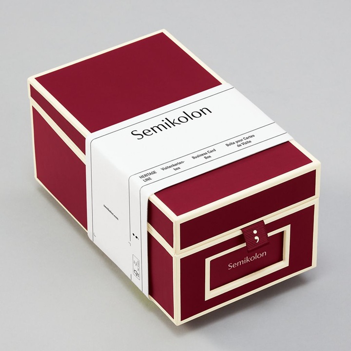Actual product image Semikolon Business card box