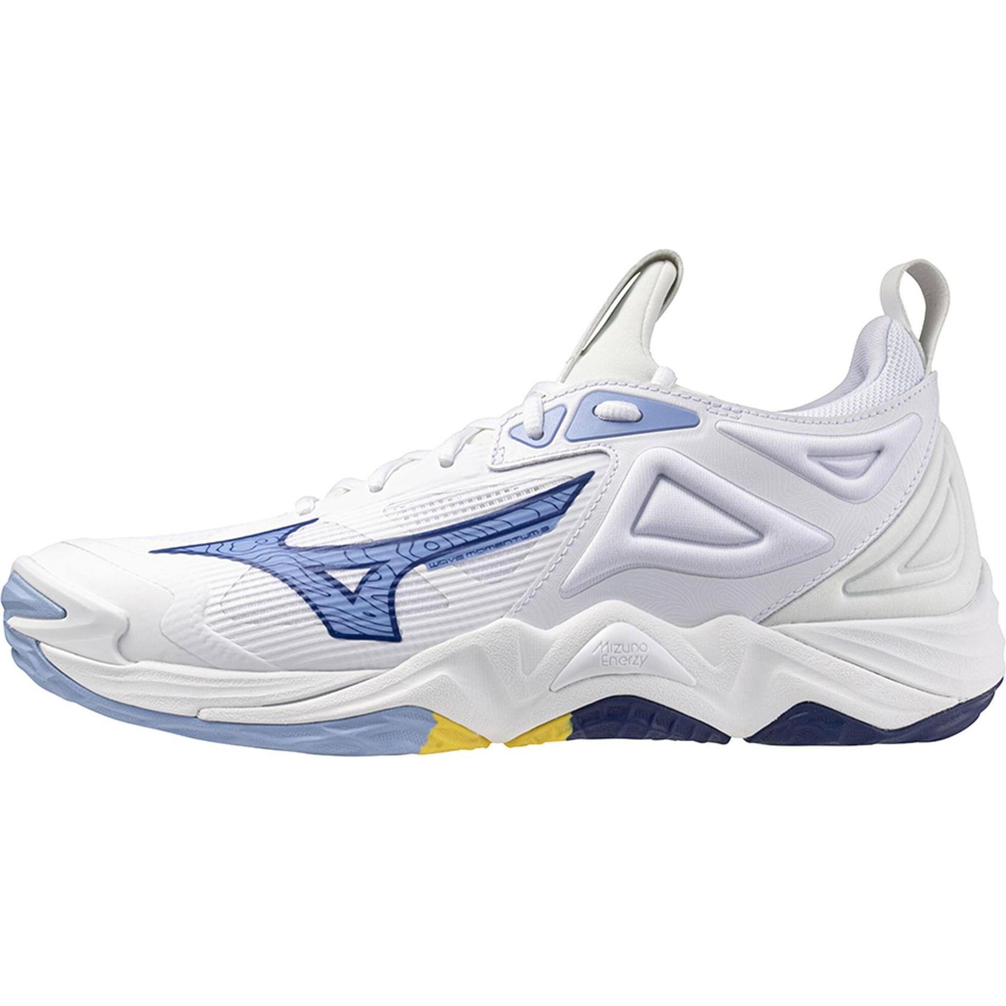 Mizuno, Unisex, Hallenschuhe, Wave Momentum 3 (43), Weiss