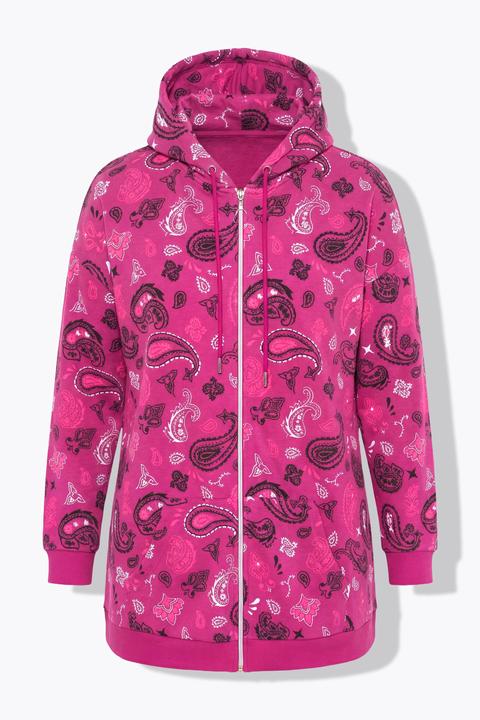 Produktbild Angel of Style Sweatjacke, oversized, Paisley, Kapuze (48)