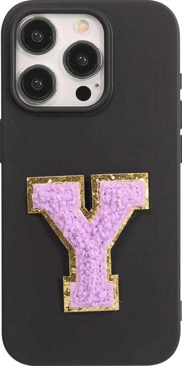 Actual product image PhoneLook Sticker Sticker for mobile/tablet/computer 3D embroidered purple letter Y