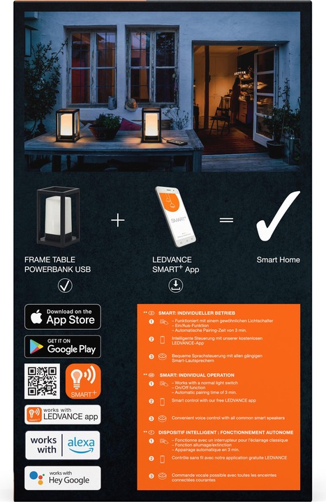 Immagine prodotto Ledvance Smart+ Table Frame (270 lm)