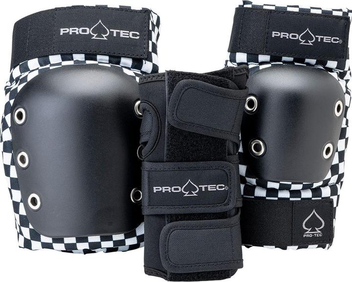 Actual product image Pro-Tec Pads Street Gear Junior 3 Pack Open Checker 2022 (S, Knee pad)