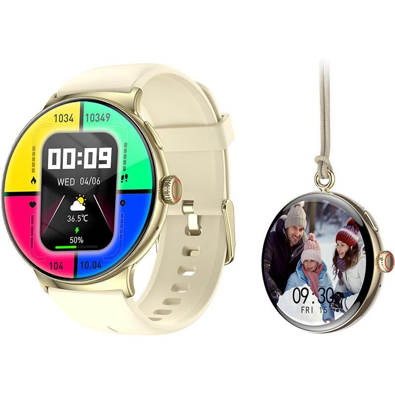 EKO Bluetooth 5.2 IP67 Connected Watch mit Silikonarmband, Smartwatch