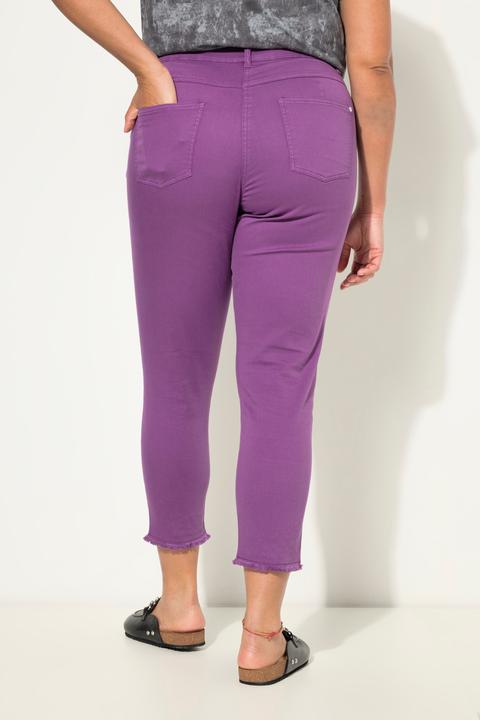 Immagine prodotto Angel of Style 7/8-Twillhose, verzierter Fransensaum, 5-Pocket (56)