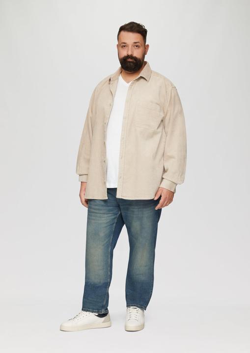 Produktbild S.Oliver T-Shirt Jerseyshirt mit Logo und V-Ausschnitt (XXL)