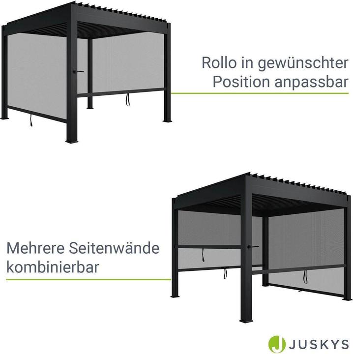 Produktbild Juskys Seitenwand für Lamellendach Tahiti (240 cm, 300 cm)