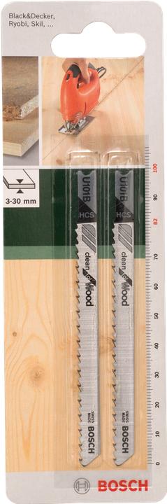 Produktbild Bosch Zubehör Stichsägeblatt HCS, U 101 B Clean for Wood