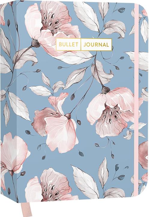 Image du produit Cahier de notes Vintage Flowers 21 x 14.8 cm (21 x 14,8 cm, Blanc, Couverture rigide)