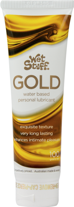 Actual product image Wet Stuff Gold" 100g premium lube for all intimate play (100 ml)