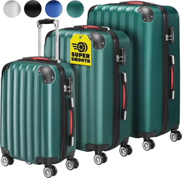 Actual product image Monzana Suitcase Set (89 l)