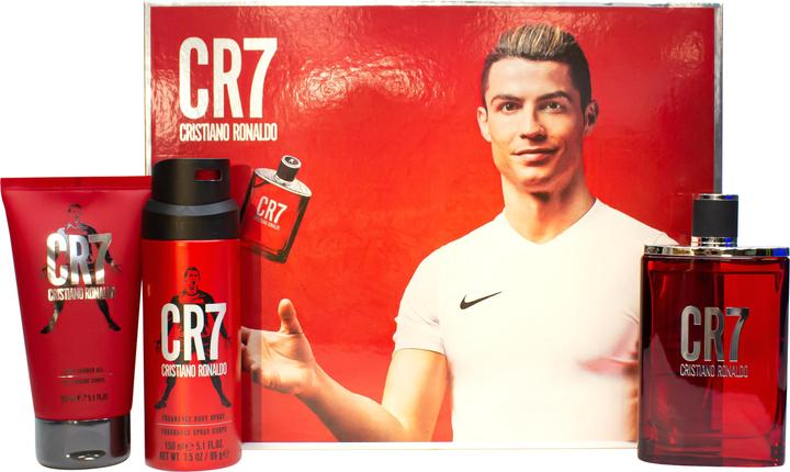 Produktbild CR7 Cristiano Ronaldo Gift Set Edt Spray 100ml Shower Gel 150ml Deo Spray 150ml (Körperpflegeset, Parfum Set)