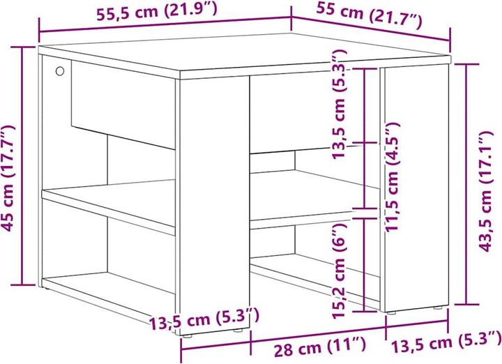 Produktbild vidaXL Couchtisch
