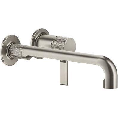 Gessi, Badarmatur, Inciso- Fertigmontageset für Unterputz-Einhebelmischer, Waschtisch mit einzelnen Rosetten D65