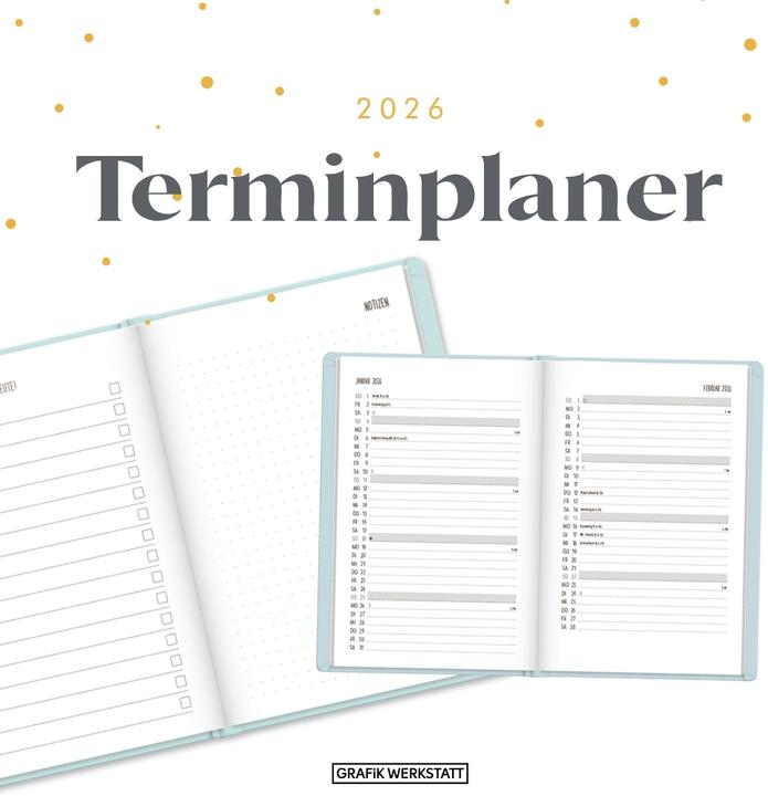 Actual product image Schedule planner (A6, 1 week / 2 pages)