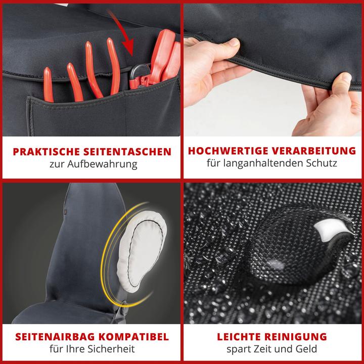 Immagine prodotto Walser Coprisedile auto in neoprene, protezione impermeabile per sedile auto, copertura protettiva