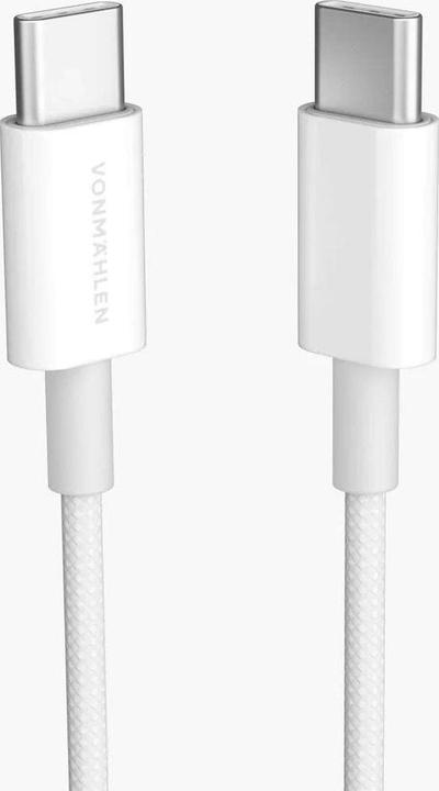 Produktbild Vonmählen USB-C to USB-C Cable 60W / 2m - White (2 m, USB 2.0, 60 W)