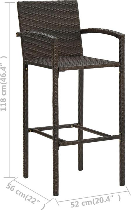 Produktbild vidaXL Garten-Bar Set